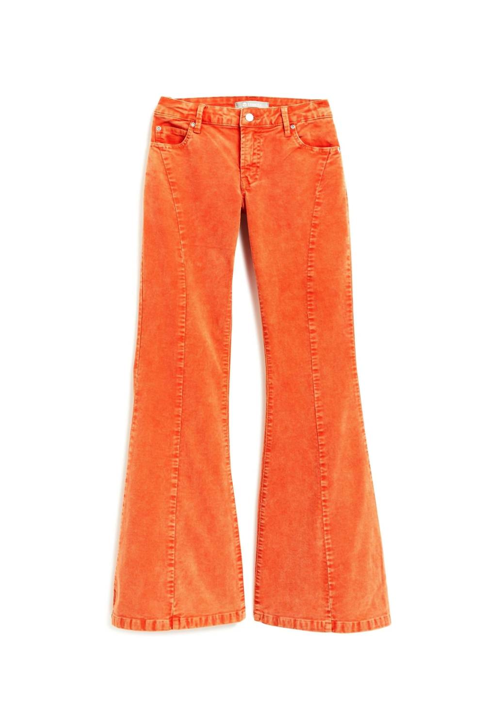 Mädchenhose mit hohem Bund – Orange
