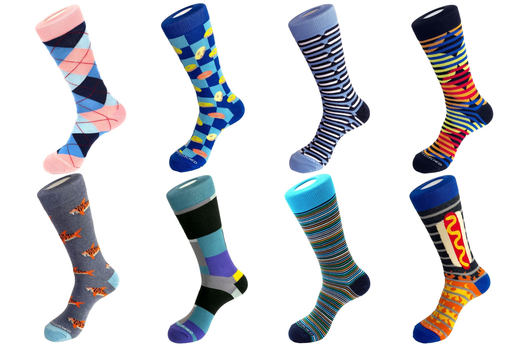 Crew-Socken – 8er-Pack – 7732445511740