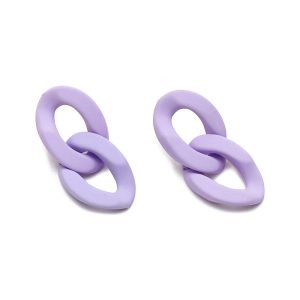 SOHI Ohrstecker – Damen, Lila