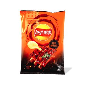 Lay's Kartoffelchips mit Räucherrippchen-Geschmack