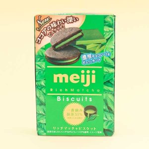 Meiji reichhaltige Matcha-Kekse