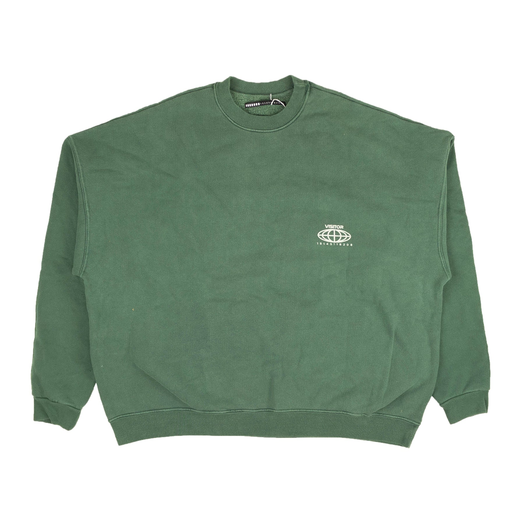 Visitor On Earth Sweatshirt – Rundhalsausschnitt, Grün