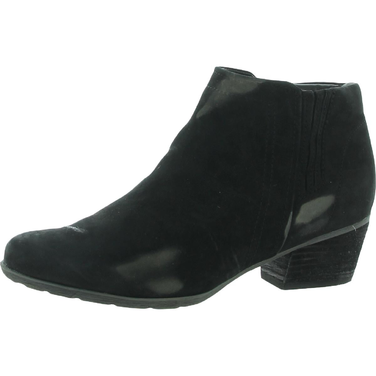 Wasserdichte Veloursleder-Stiefeletten