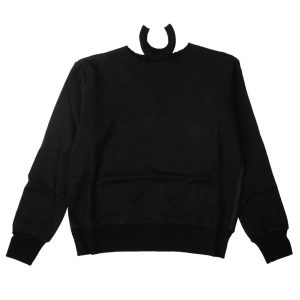Unravel Project Pullover – weite Passform, Cut-outs, Schwarz