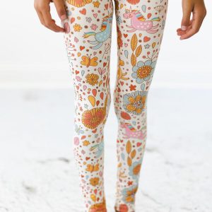 Leggings – Retro, Einhornmotiv