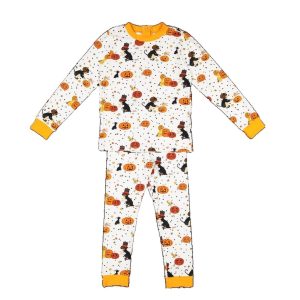 Schlafanzug – Kinder, Halloween, Set, Mehrfarbig