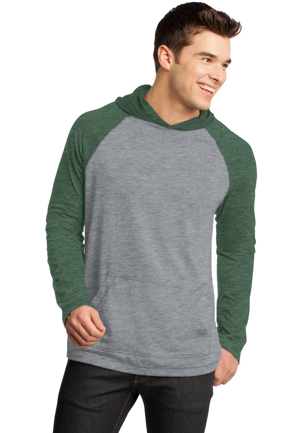 District Kapuzenpullover – junge Herren, Raglan – 50/50 / DT128