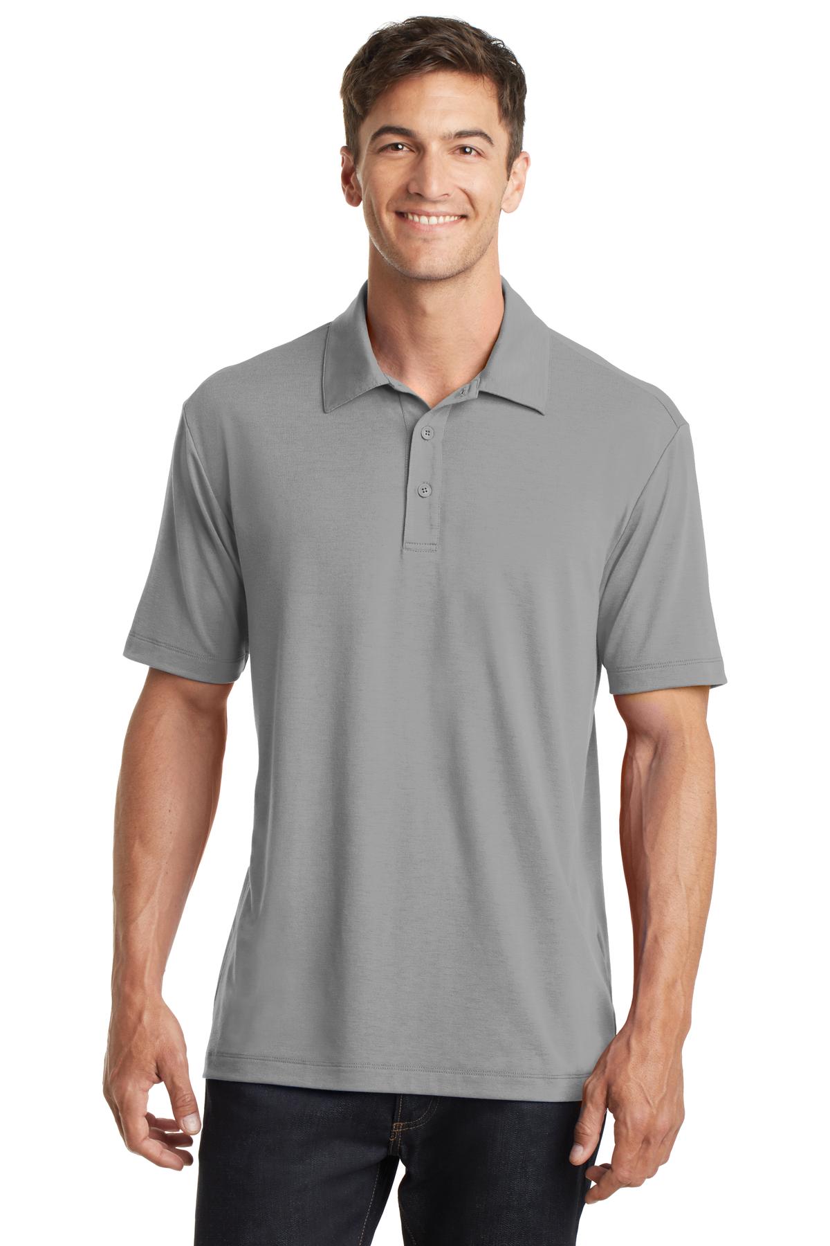 Port Authority Poloshirt – Herren, Baumwollgefühl, Performance – K568