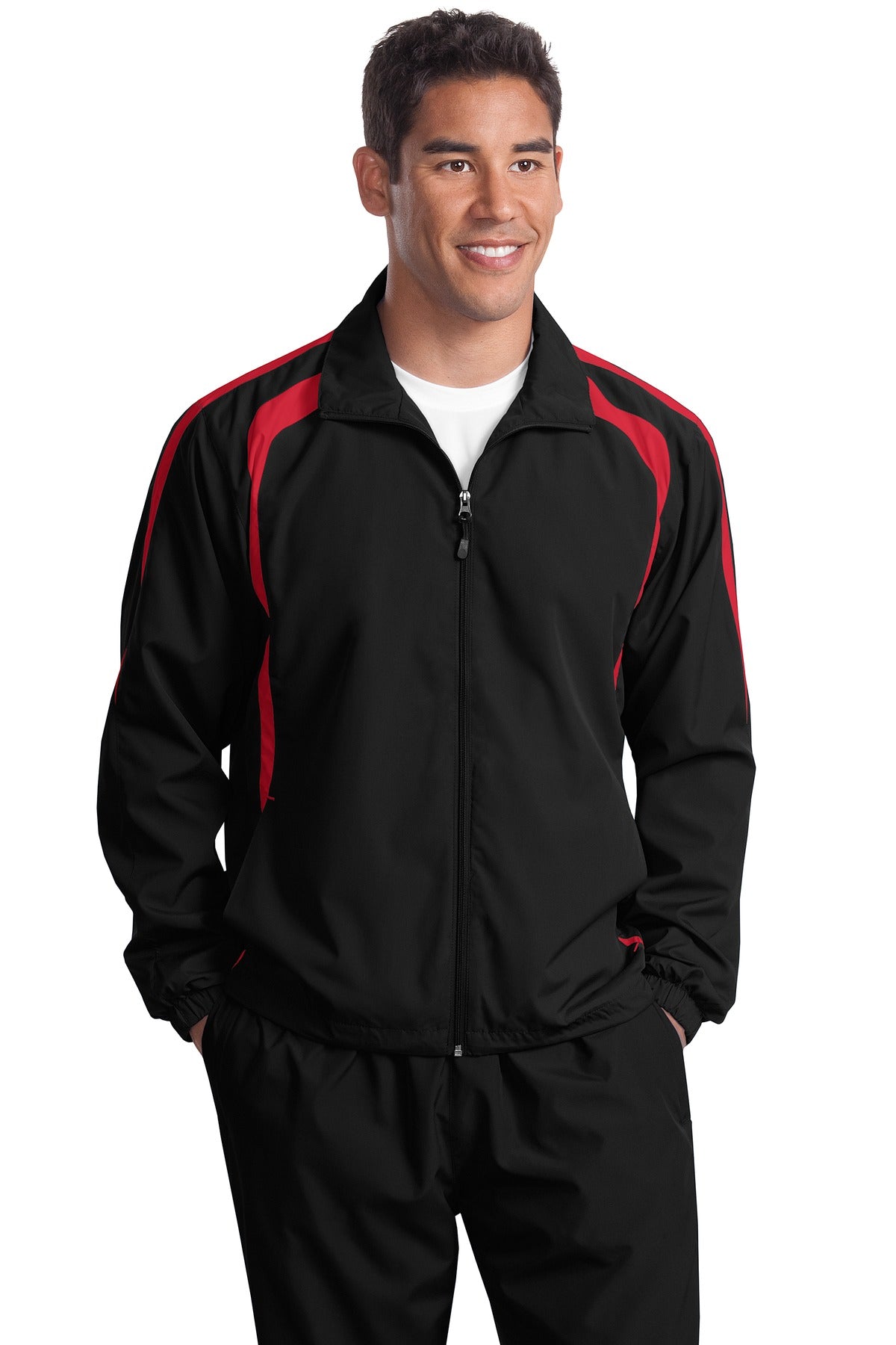 Sport-Tek Colorblock Raglan Jacke – Herren, lange Größen – TJST60