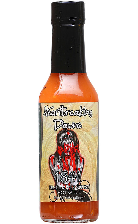 Heartbreaking Dawns scharfe Sauce – 1841, Bhut-Jolokia-Chili, 5oz