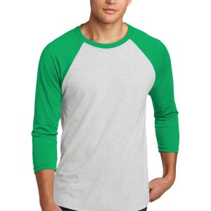 Next Level T-Shirt – Unisex, Dreifachmischung, Raglan, 3/4-Ärmel