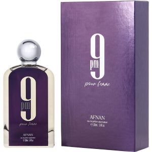 Afnan Perfumes Afnan 9 Pm – Eau de Parfum – Spray, 3.4 Oz, Damen