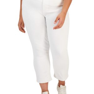 Jeans – große Größen, Retro, Damen, Denim, mittlere Bundhöhe, gerades Bein