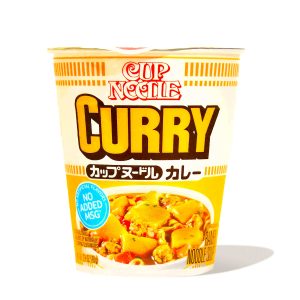 Nissin Cup Noodle Curry-Bechernudeln