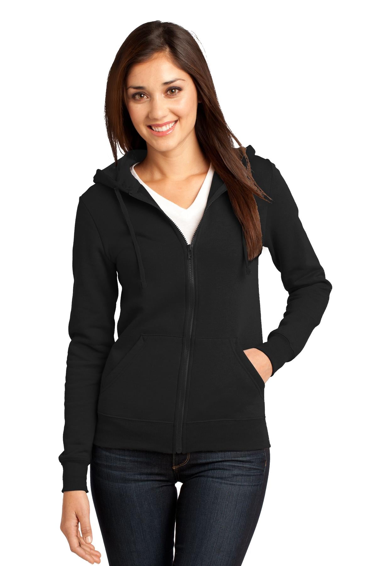 District Concert Kapuzenpullover – Junior, Fleece, durchgehender Reißverschluss – DT801