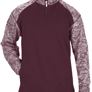 Badger Pullover – Sport, Herren, Mischung, Fleece, 1/4-Reißverschluss