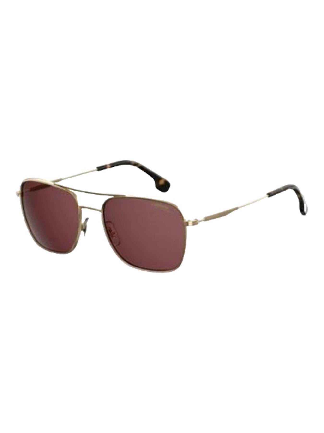 Carrera Sonnenbrille – Pilotenform, Goldfarben, Bordeauxrot, polarisiert – 130 / S / 58-19 / 150 / 7732501381180