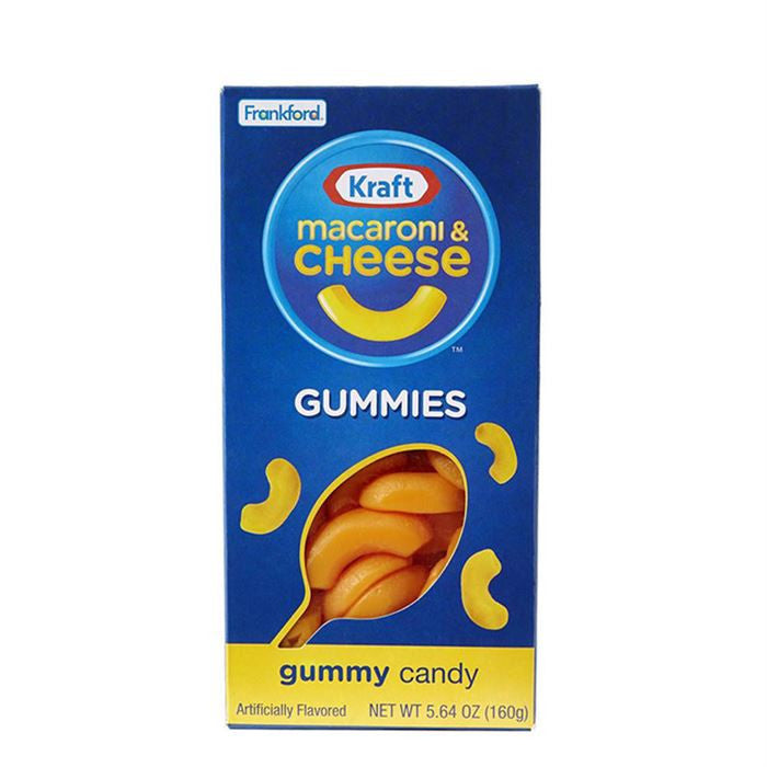 Kraft Macaroni & Cheese Fruchtgummi, 5.64 oz Schachtel