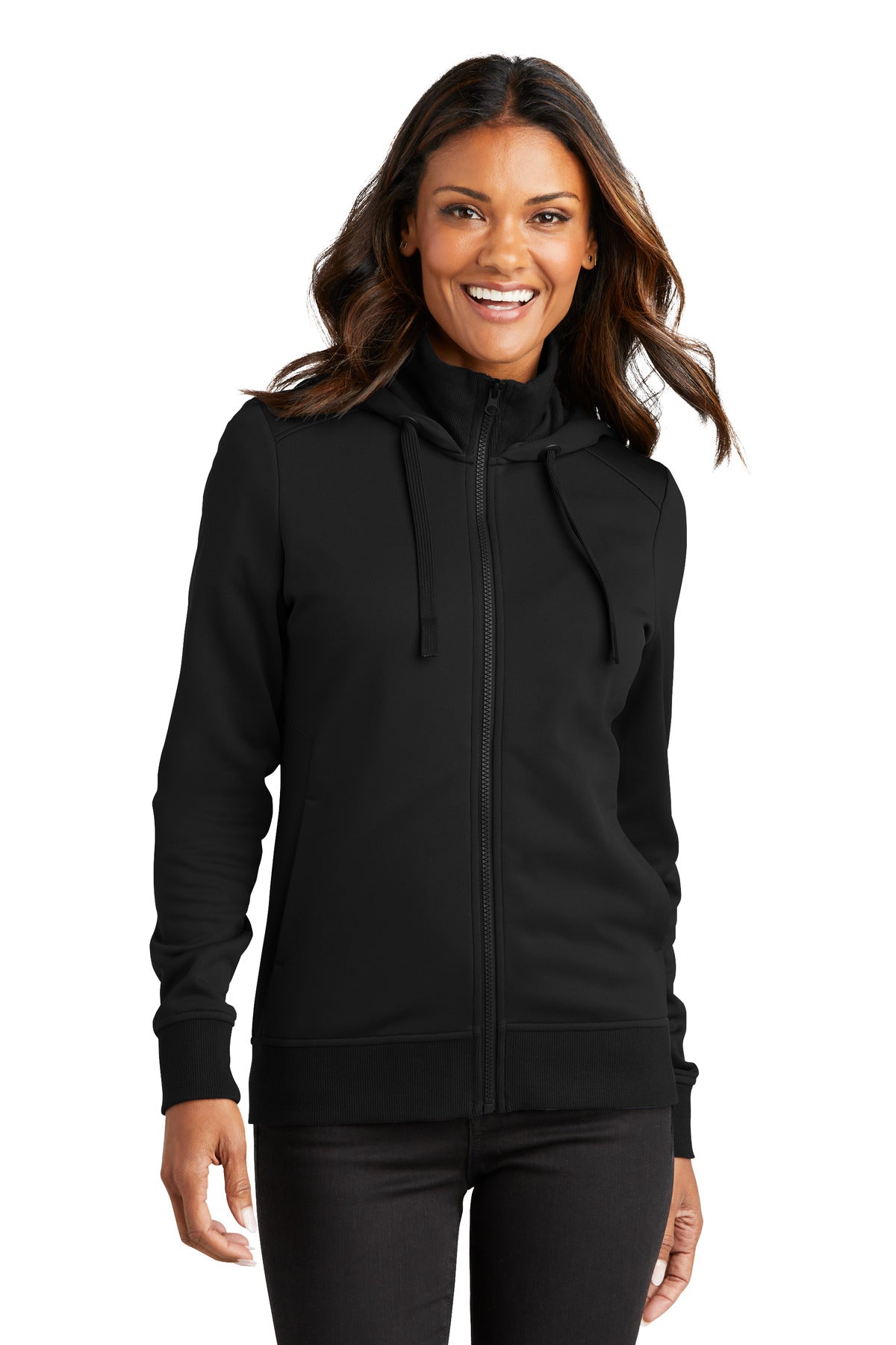 Port Authority Kapuzenjacke – Damen, glattes Fleece