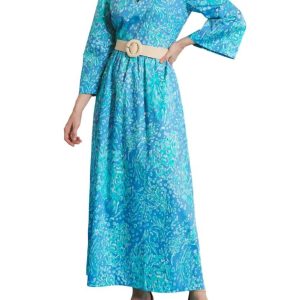 Lana Capri Kleid – Blumenmuster