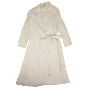 Kleid – Weiß, Bindeband in der Taille