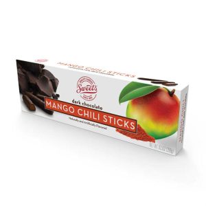 Sweet's Mango-Chili-Stäbchen mit Zartbitterschokolade
