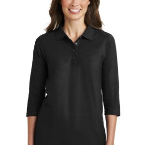 Port Authority Silk Touch Poloshirt – Damen, 3/4-Ärmel – L562