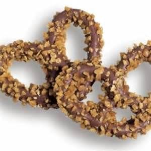 Asher's Salzbrezeln – Gourmet, Milchschokolade, Toffee, überzogen