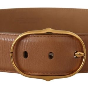 Dolce & Gabbana Gürtel – Leder, Metall, oval, Schnalle, Damen – 7143909687356