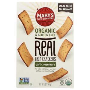 Mary's Gone Crackers Knoblauch-Rosmarin-Cracker, 5oz