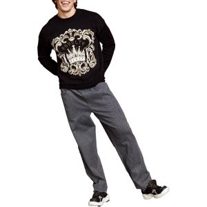 Pullover mit Logo und Rundhalsausschnitt