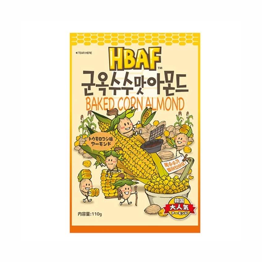 HBAF Mandeln – koreanisch, Stil, Mais, Geschmack