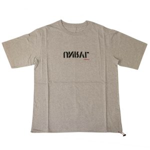 Unravel Project Oversize-T-Shirt mit Logo – Grau