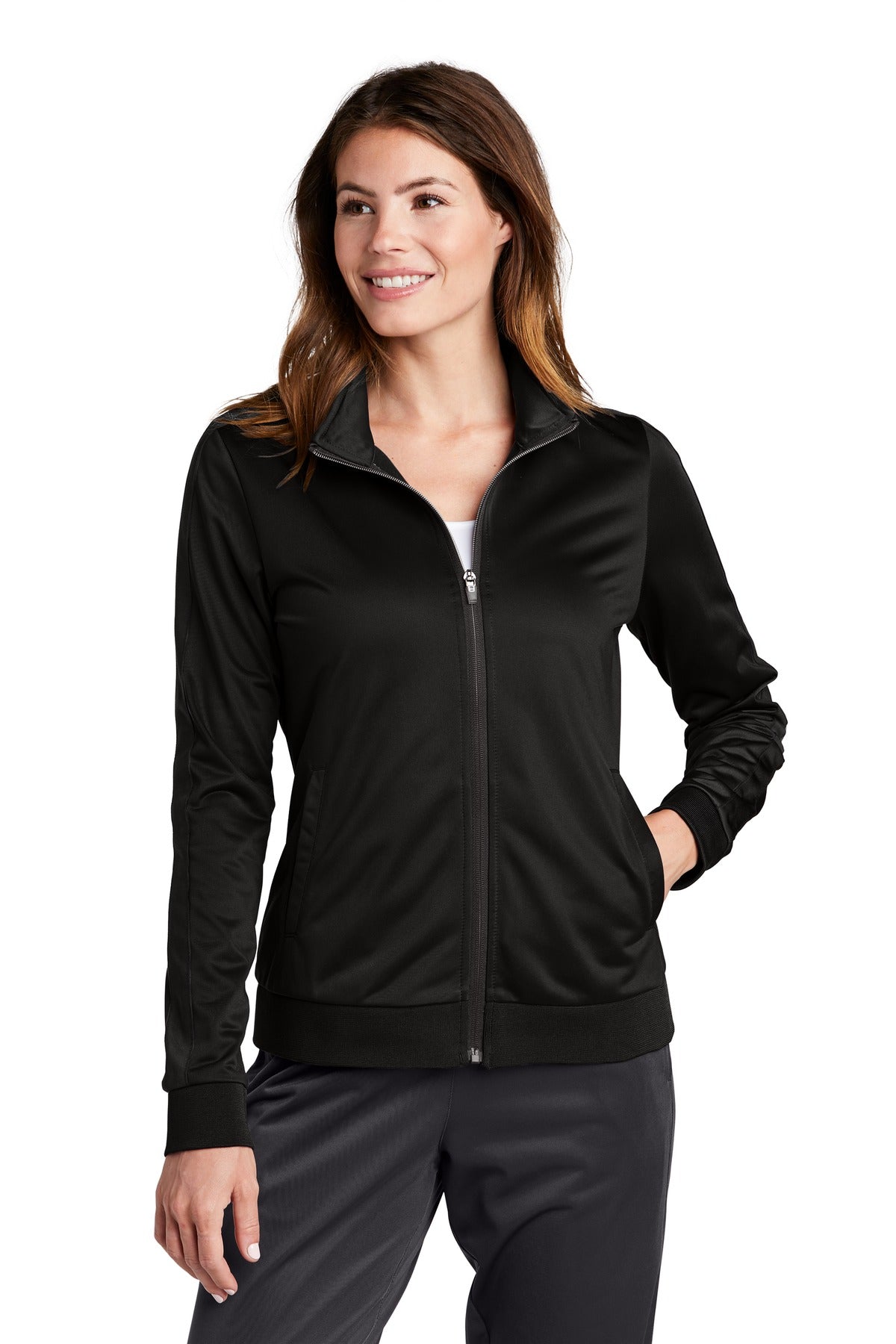 Sport-Tek Tricot Trainingsjacke – Damen