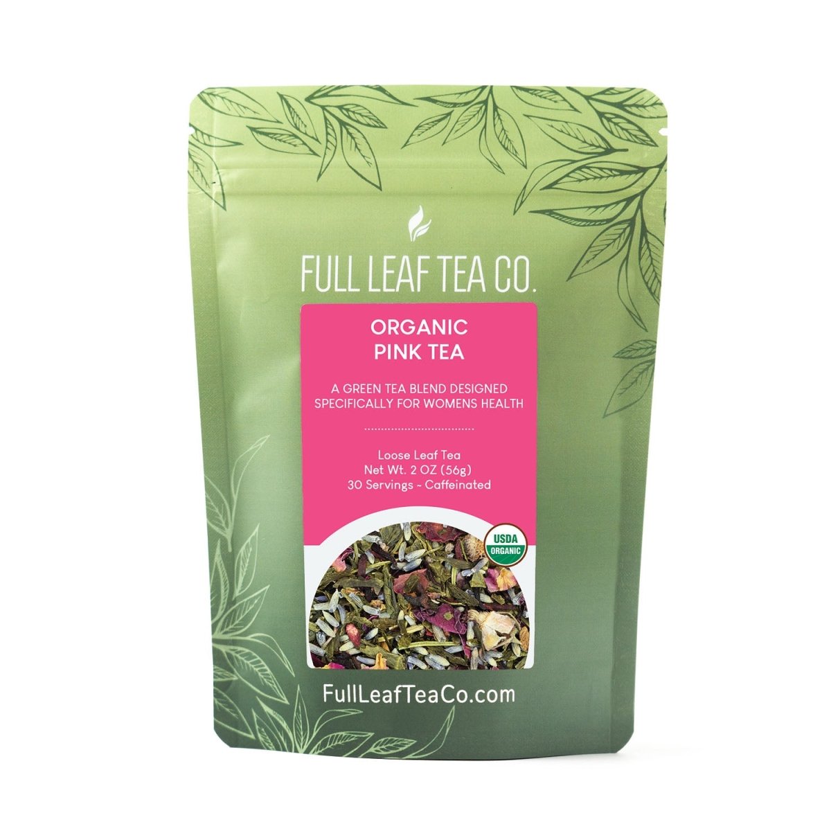 Tee – Bio, rosa, Einzelhandelsbeutel, Karton mit 6