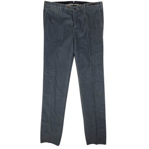Pantaloni Torino Stretch-Cordhose mit schmaler Passform – Blau