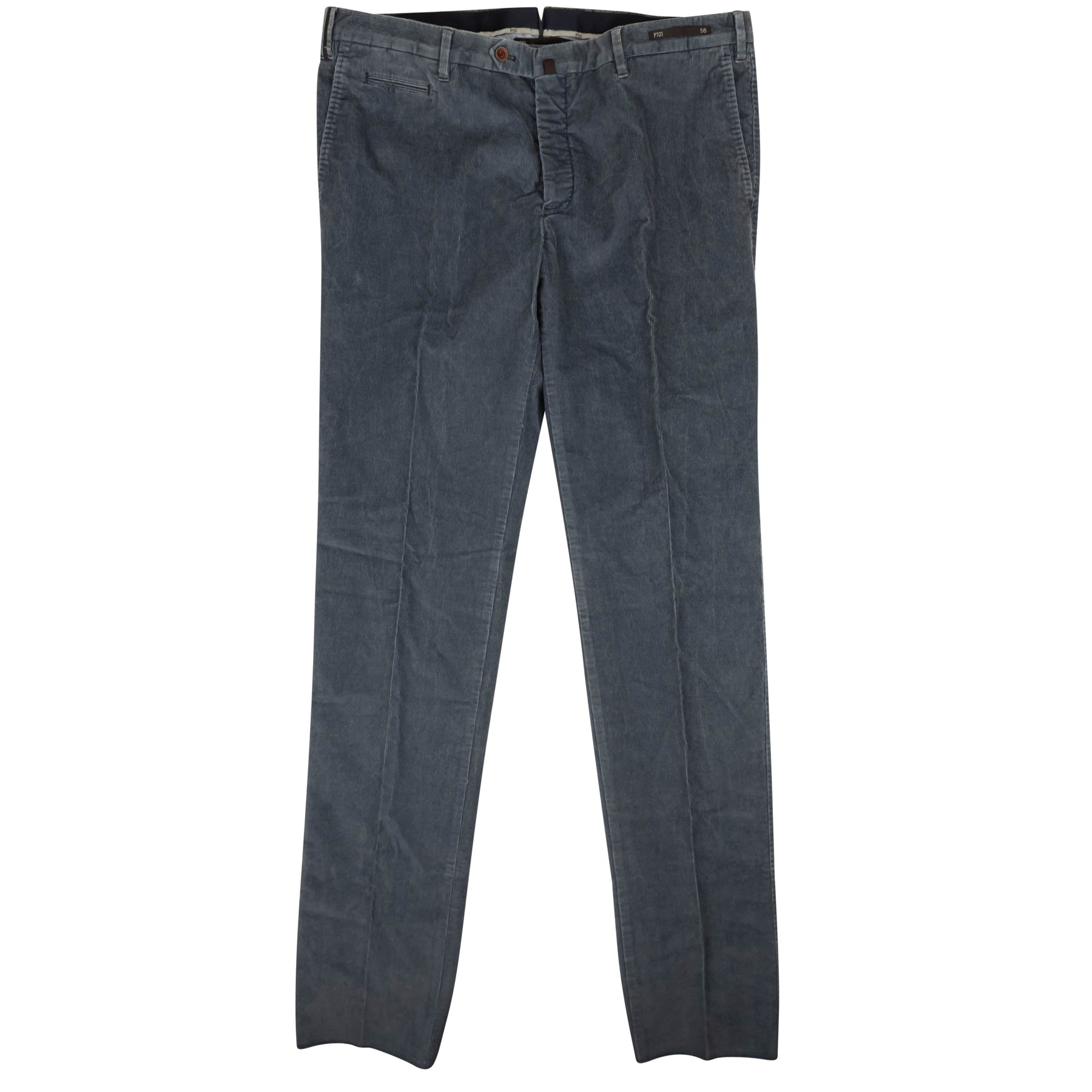 Pantaloni Torino Stretch-Cordhose mit schmaler Passform – Blau