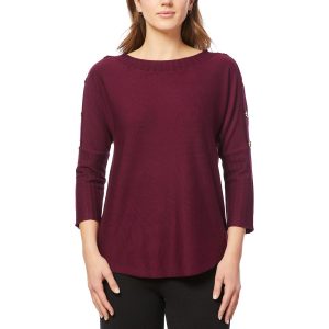 Strickpullover mit Knopf