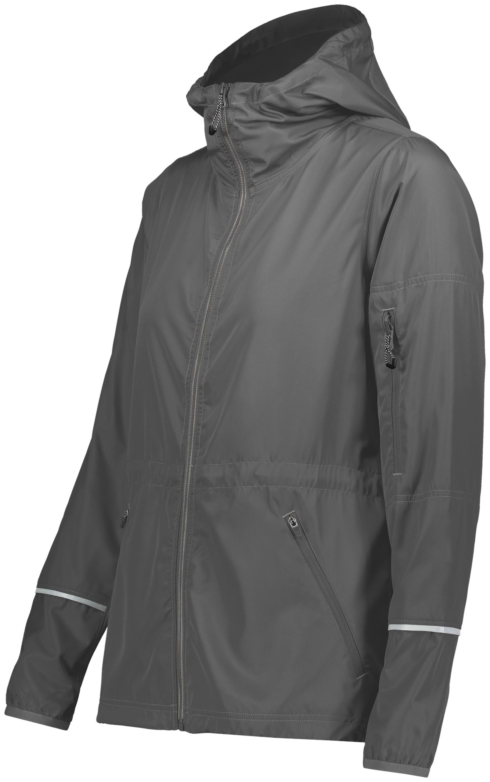 Holloway Jacke – Damen, verstaubar, durchgehender Reißverschluss