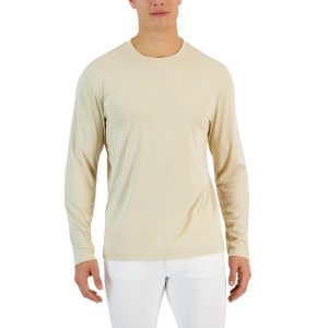 Gestricktes Langarm-T-Shirt