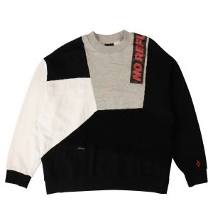 Sweatshirt im Colorblock-Stil – Schwarz