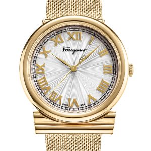 Ferragamo Quarz-Armbanduhr – Damen, Weiß – 34mm