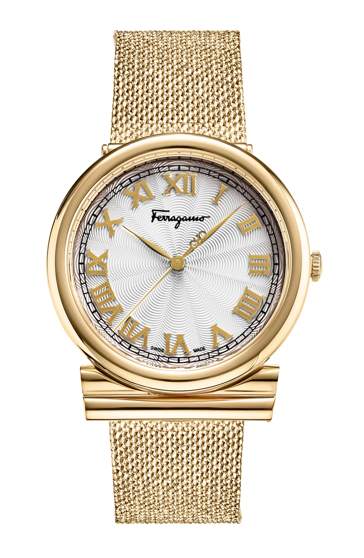 Ferragamo Quarz-Armbanduhr – Damen, Weiß – 34mm