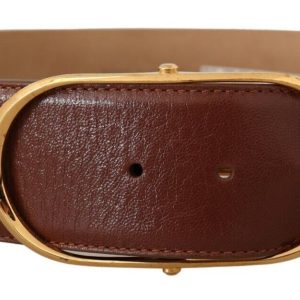 Dolce & Gabbana Gürtel – Leder, Metall, oval, Schnalle, Damen