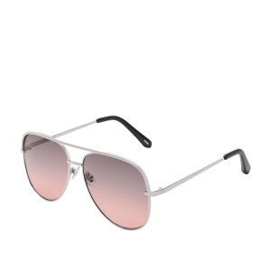 Fossil Damen-Sonnenbrille in Pilotenform