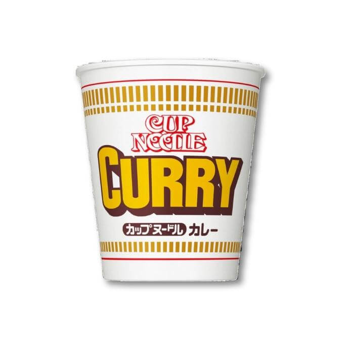 Nissin Nudeln – mild, Curry, Suppe