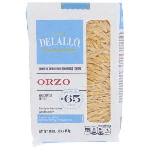 Delallo Orzo-Pasta #65, 16oz