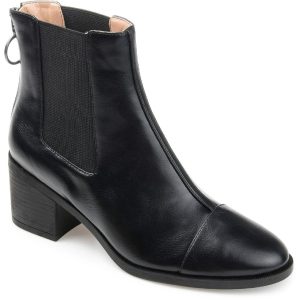 Nigella Chelsea-Stiefel – Kunstleder, zum Hineinschlüpfen