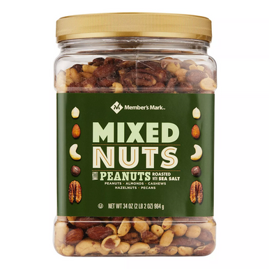 Member's Mark Nussmischung – geröstet, gesalzen, mit Erdnüssen, 34 oz