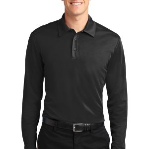 Port Authority Silk Touch Performance Poloshirt – Herren, Langarm – K540LS